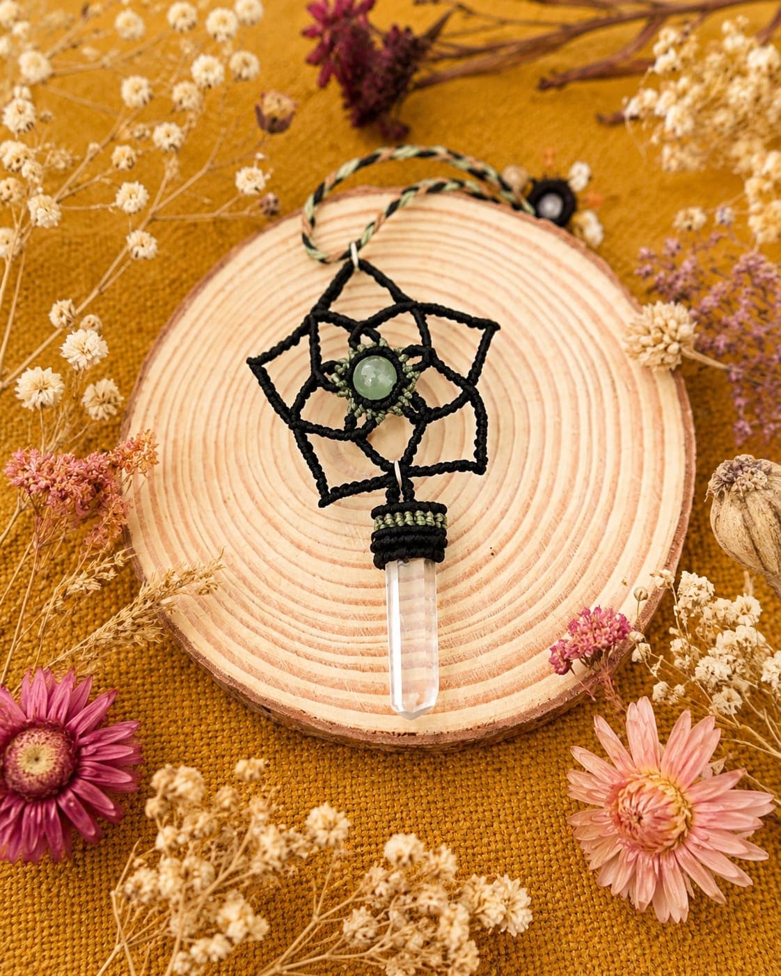 Collar Rosa — colección Alma NomadArt