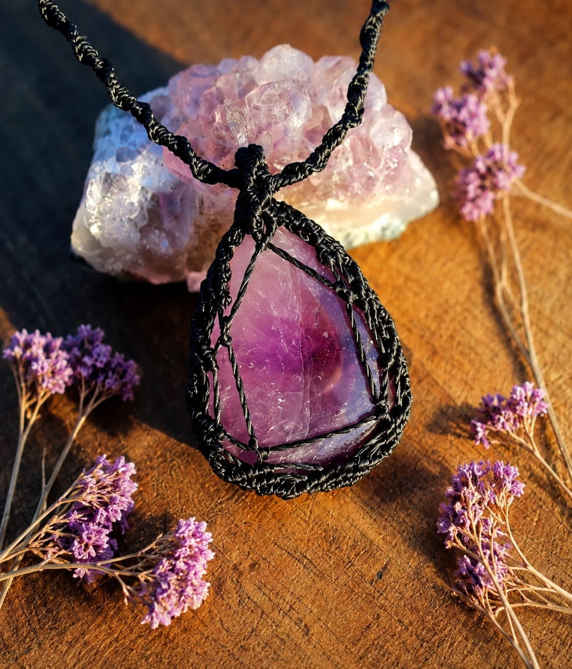Collar Artemisia: amatista, calma y protección suave